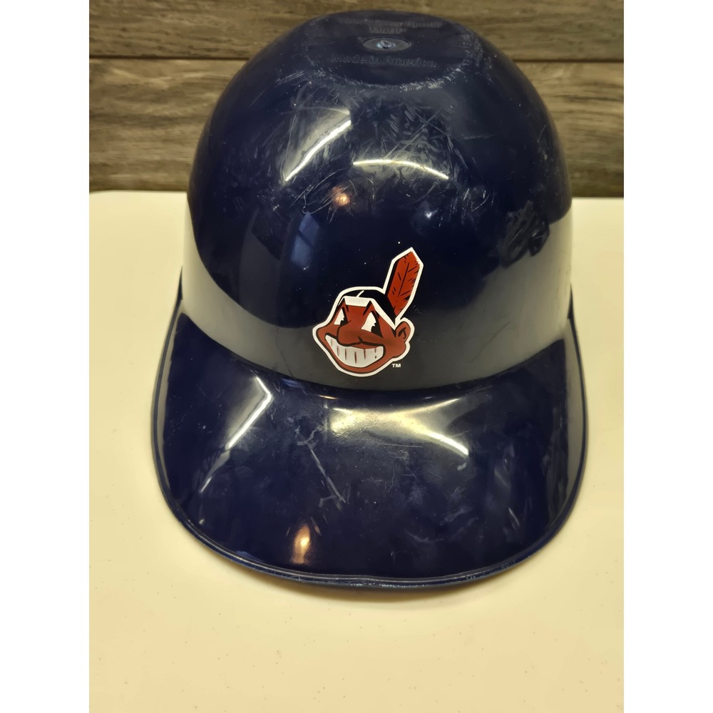 Vintage Cleveland Indians MLB Souvenir full‎ size Helmet Bowl Navy Blue